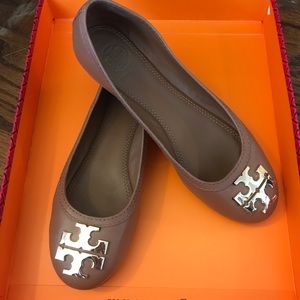 Tory Burch Ballet Flat Leather